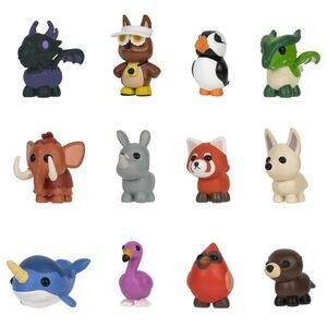 Adopt Me -  Pets Mini Figure Set - 12pk Brown